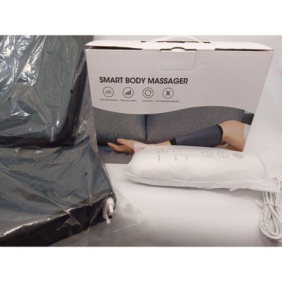 Rechargeable Massager Circulation Air Compression Calf Knee Arm Body Wraps Pair - Picture 3 of 7